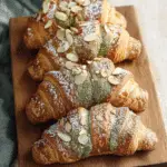 Matcha Almond Croissants