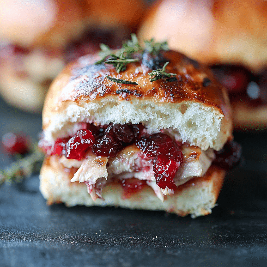 Turkey Cranberry Sliders