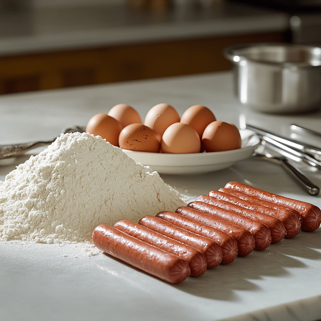 Crispy Jalapeño Cheddar Corn Dogs