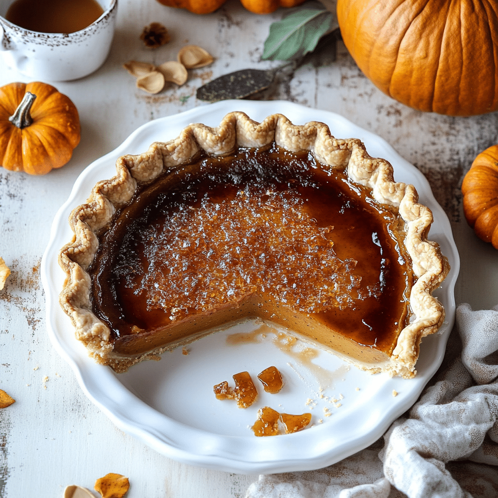 Brûlée Pumpkin Pie