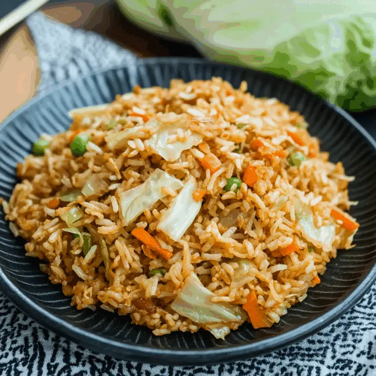 Perfect Cabbage Fried Rice Recipe - Things Cook