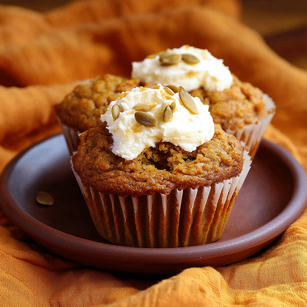 Pumpkin Cream Cheese Muffins