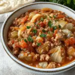 Slow Cooker Unstuffed Cabbage Rolls