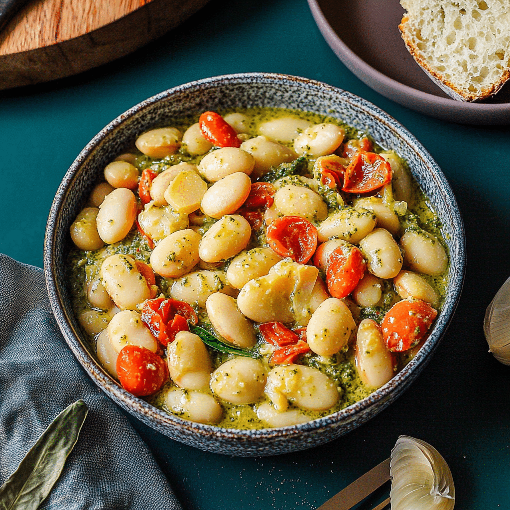 Pesto Butter Beans