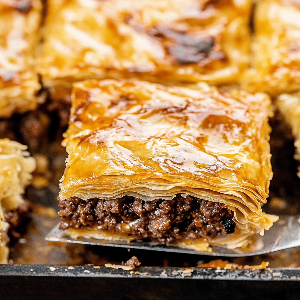 phyllo meat pie