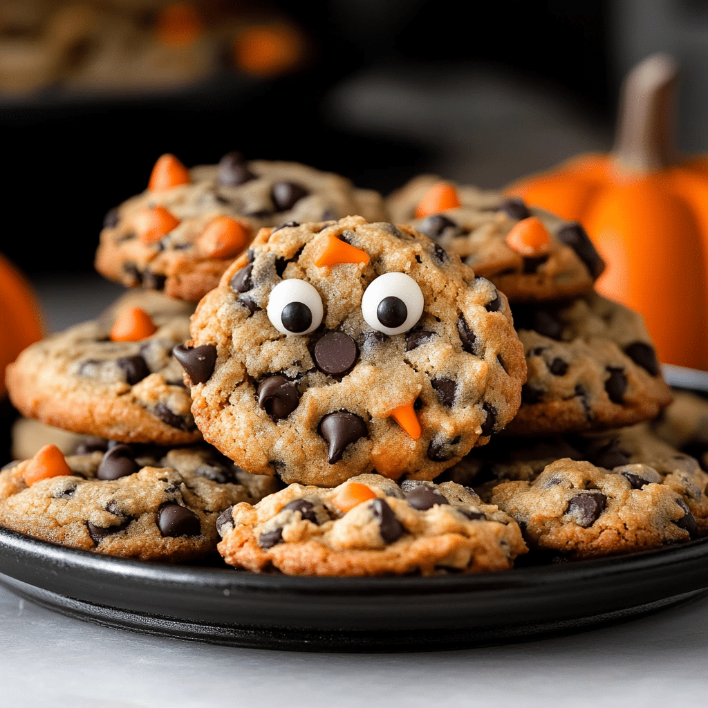 Halloween Chocolate Chip Cookies
