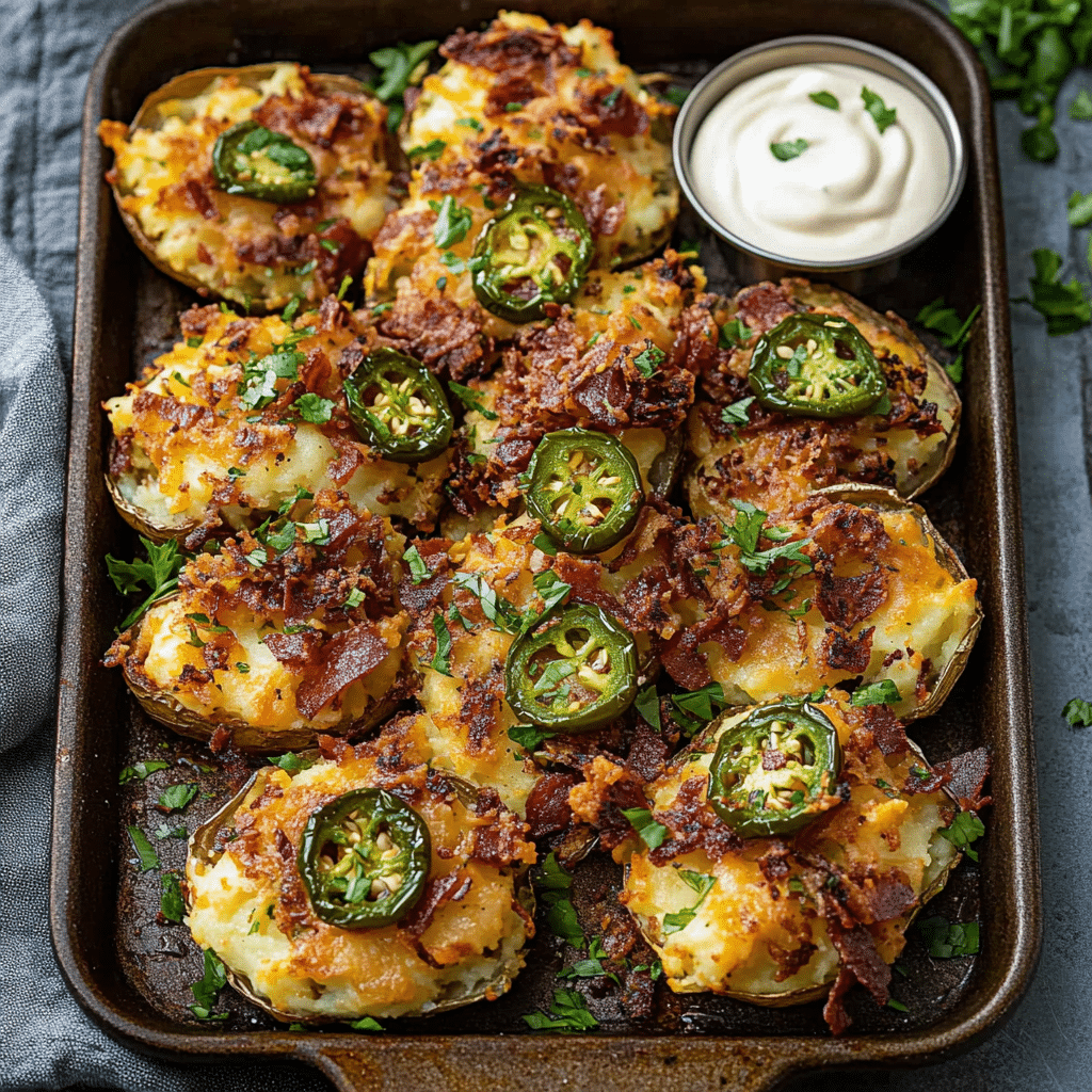 Jalapeño Popper Smashed Potatoes