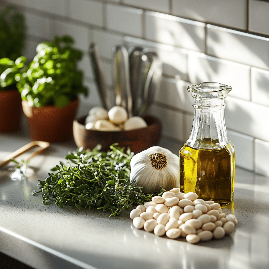 White Bean Pesto Soup
