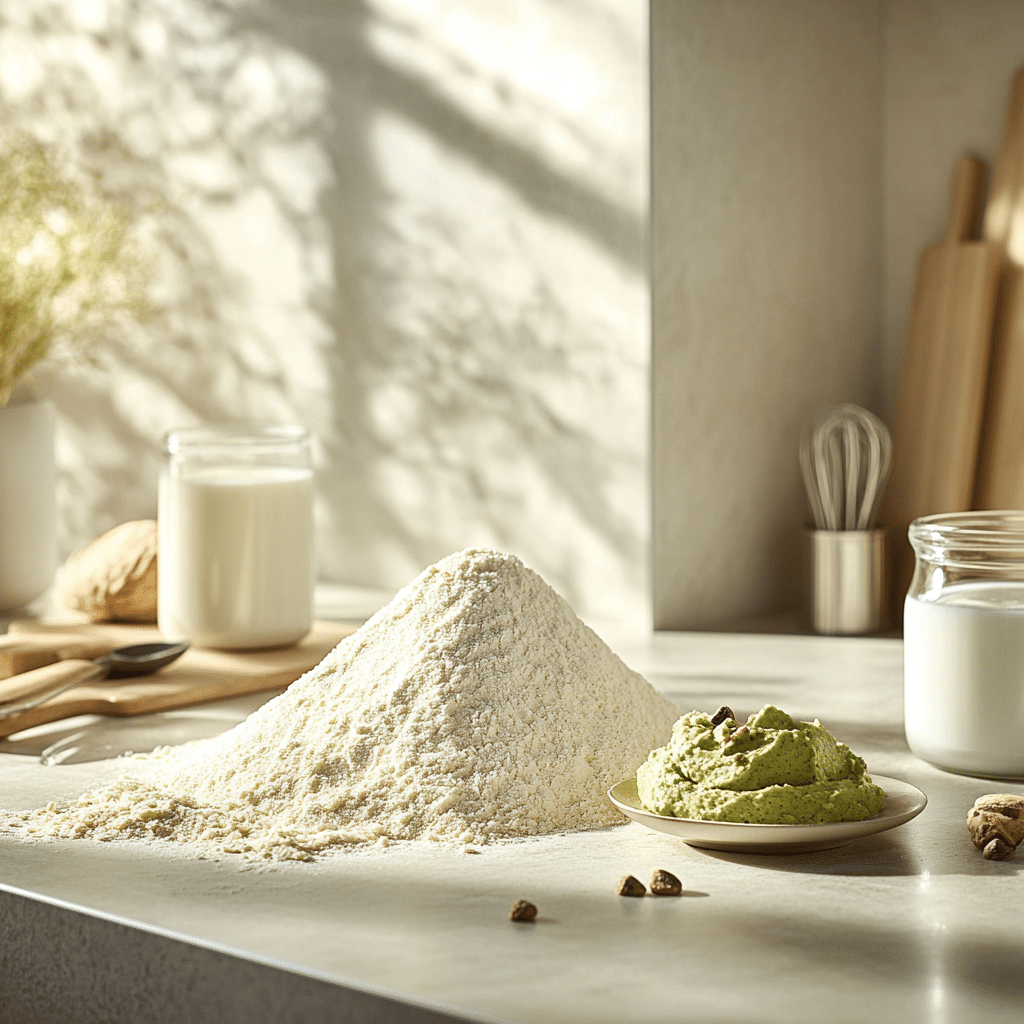 Vegan Pistachio Coffee Cake