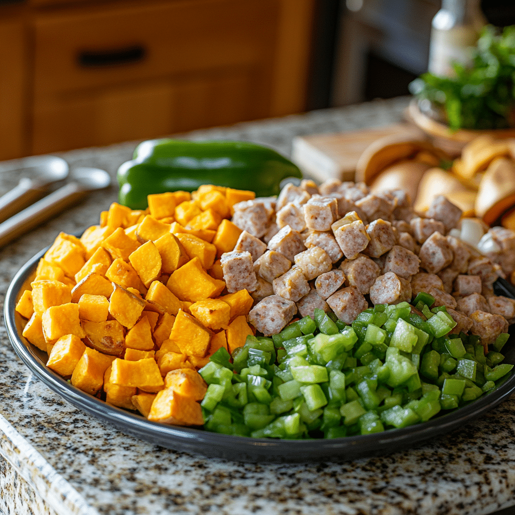 Sweet Potato Egg Breakfast Casserole