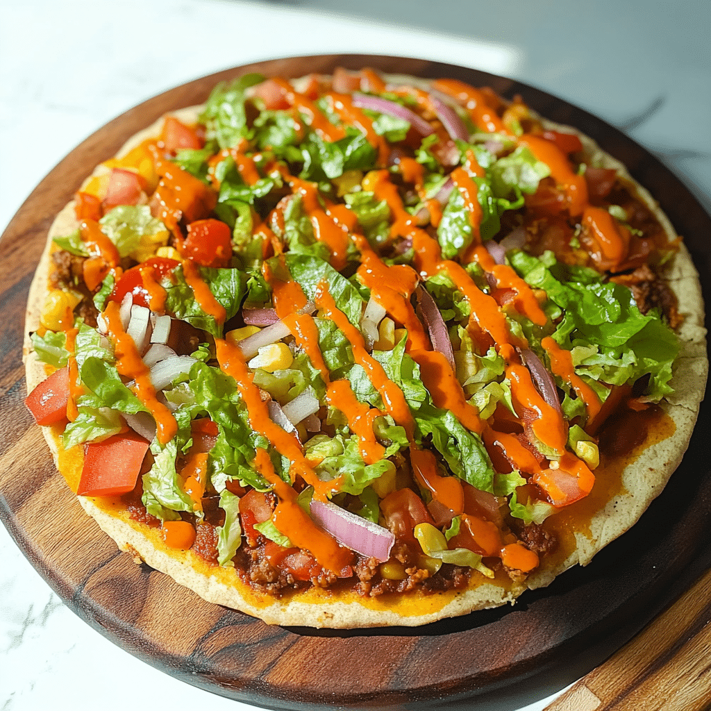 Vegan Gluten-Free Taco Pizza