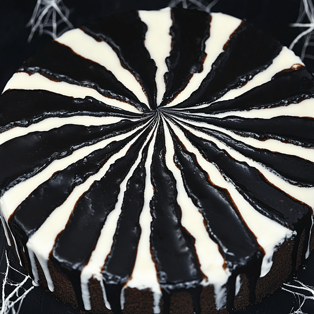 Double Chocolate Halloween Cheesecake