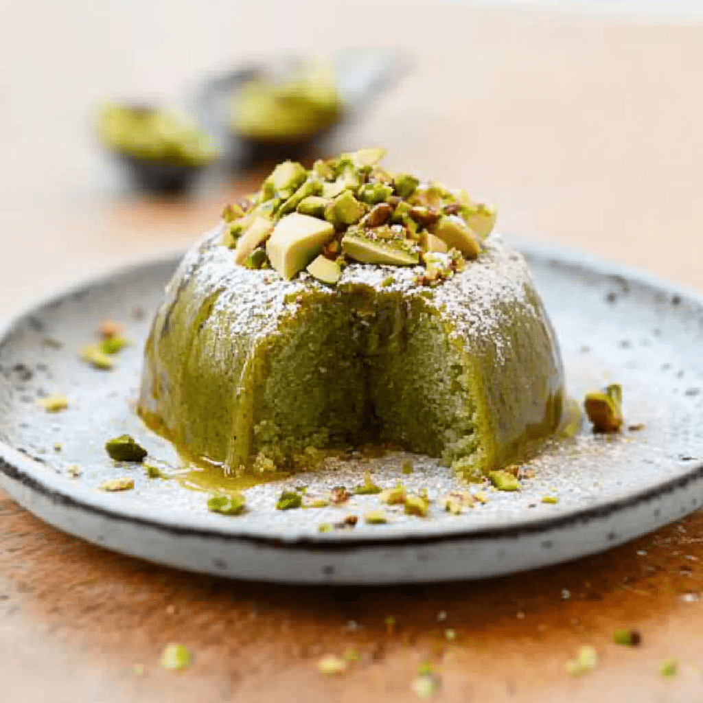 Pistachio Lava Cake
