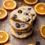 dark chocolate orange shortbread cookies