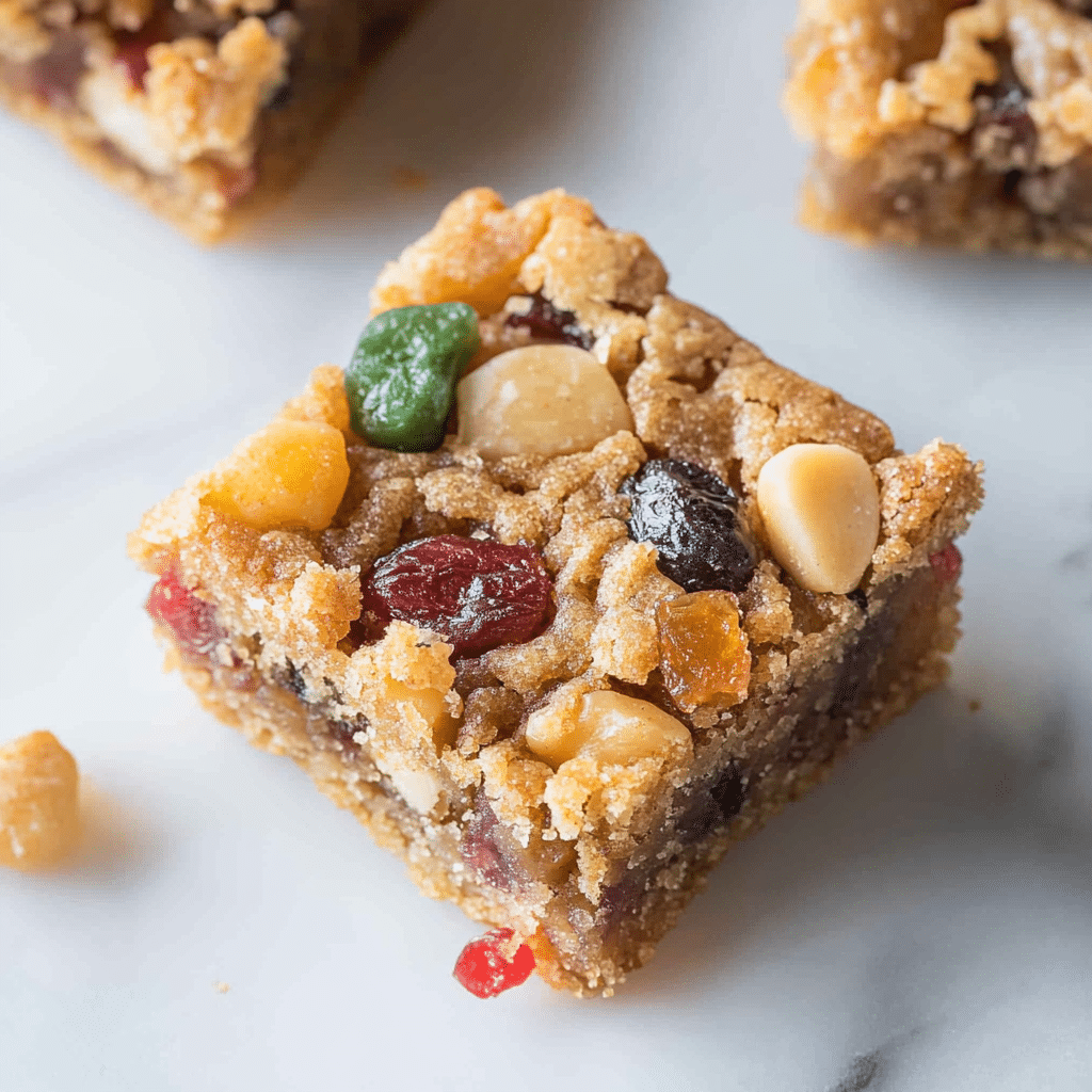 Fruitcake Bar Cookies