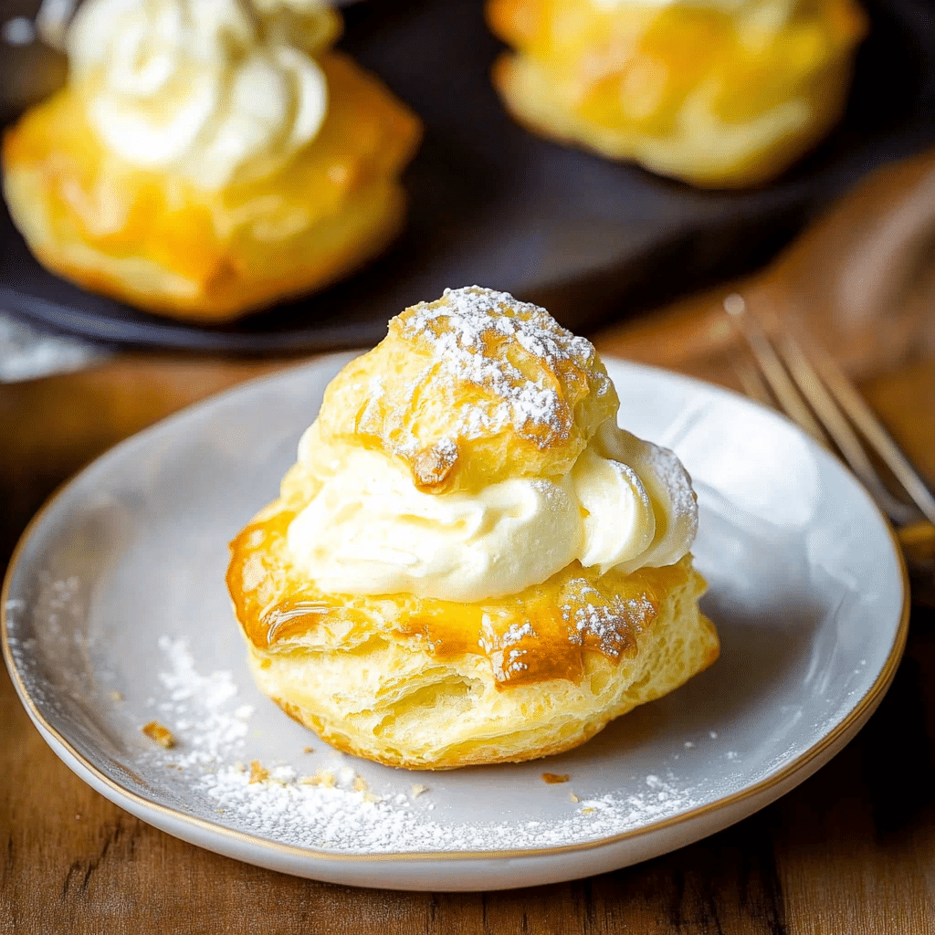 Lemon Cream Puffs