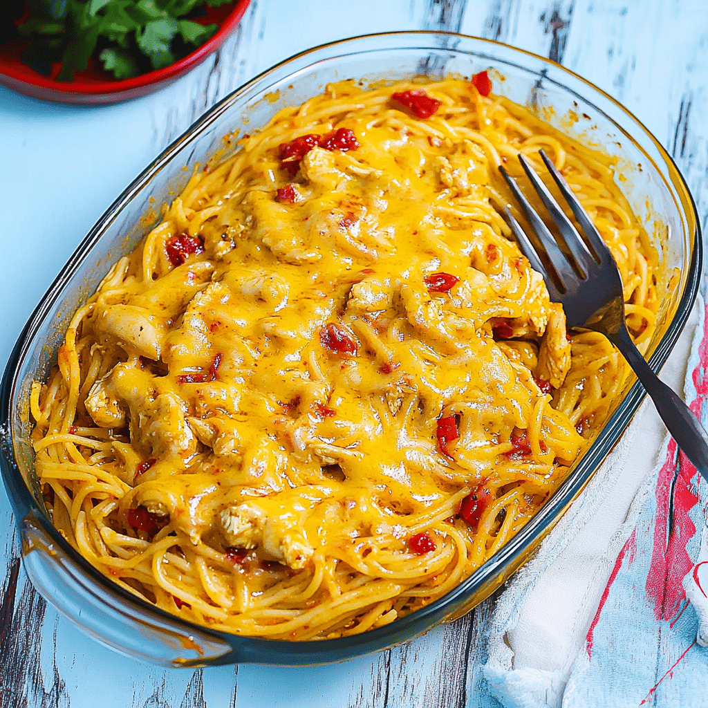 Spicy Chicken Spaghetti