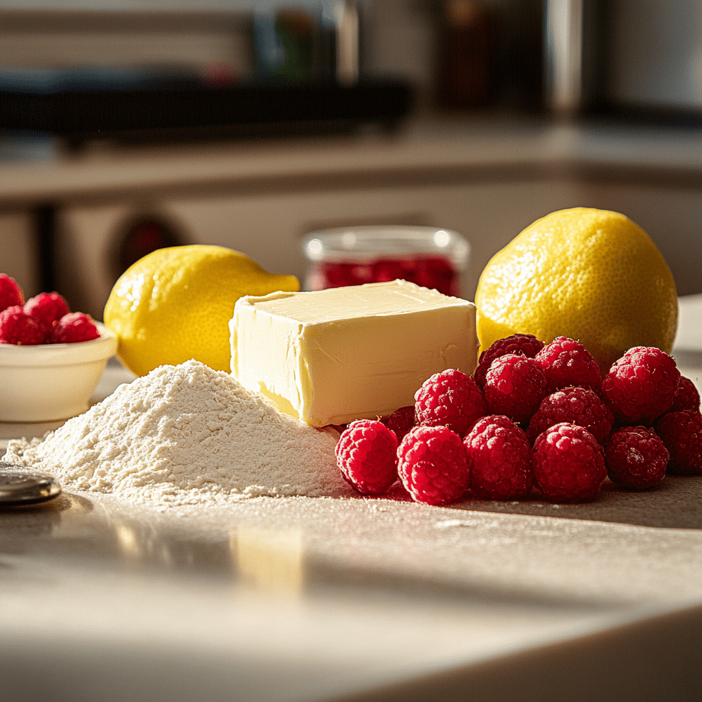 Lemon Raspberry Eclairs
