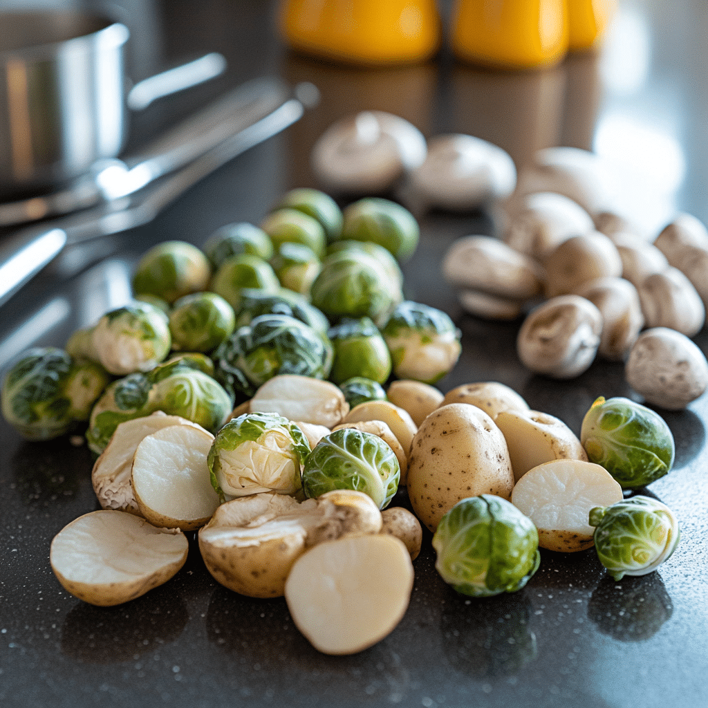 Garlic Herb Oven Roasted Vegetables