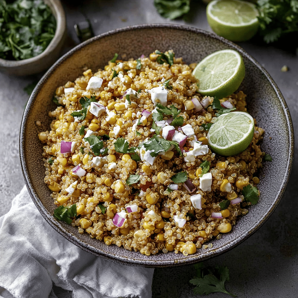 Mexican Street Corn Quinoa Salad