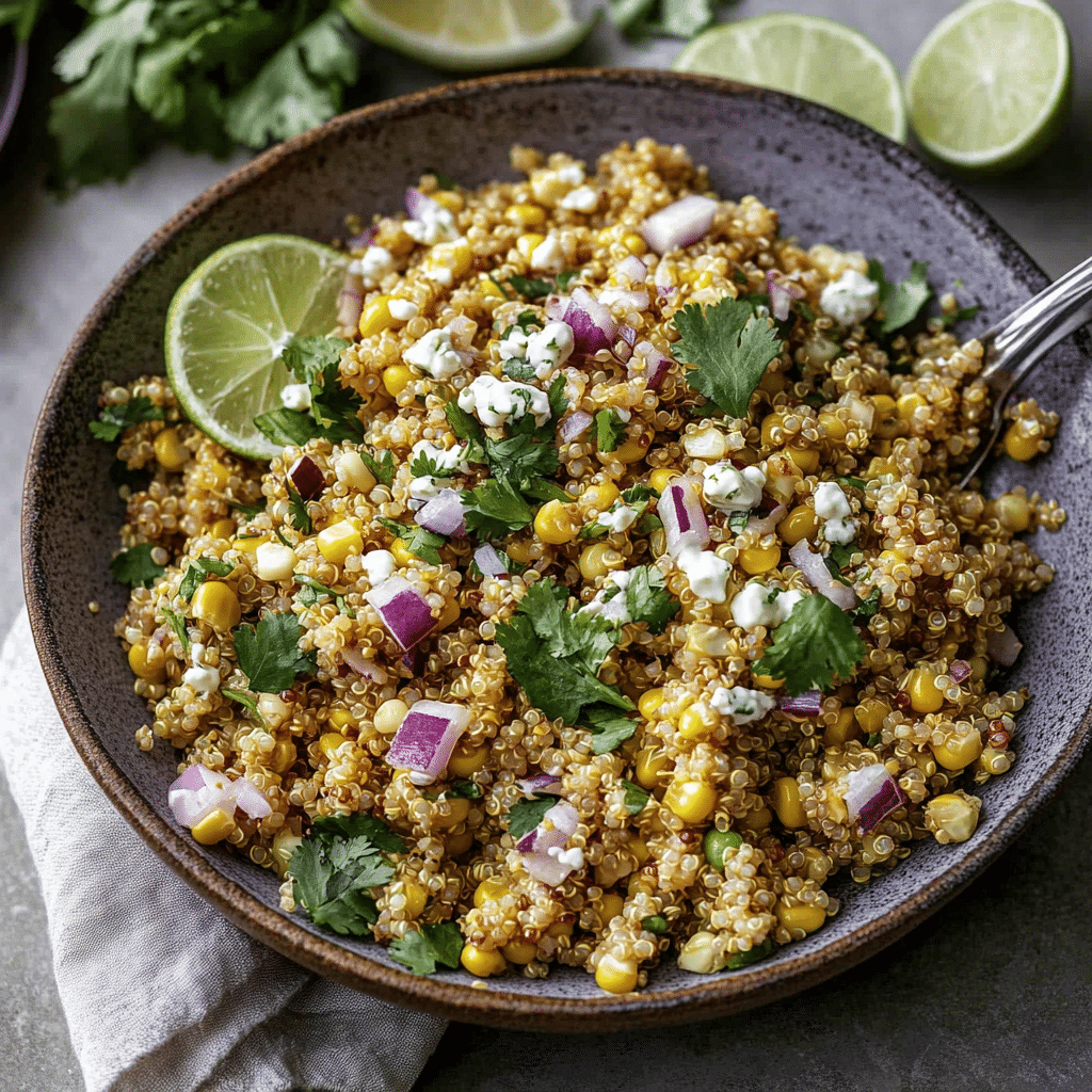Mexican Street Corn Quinoa Salad