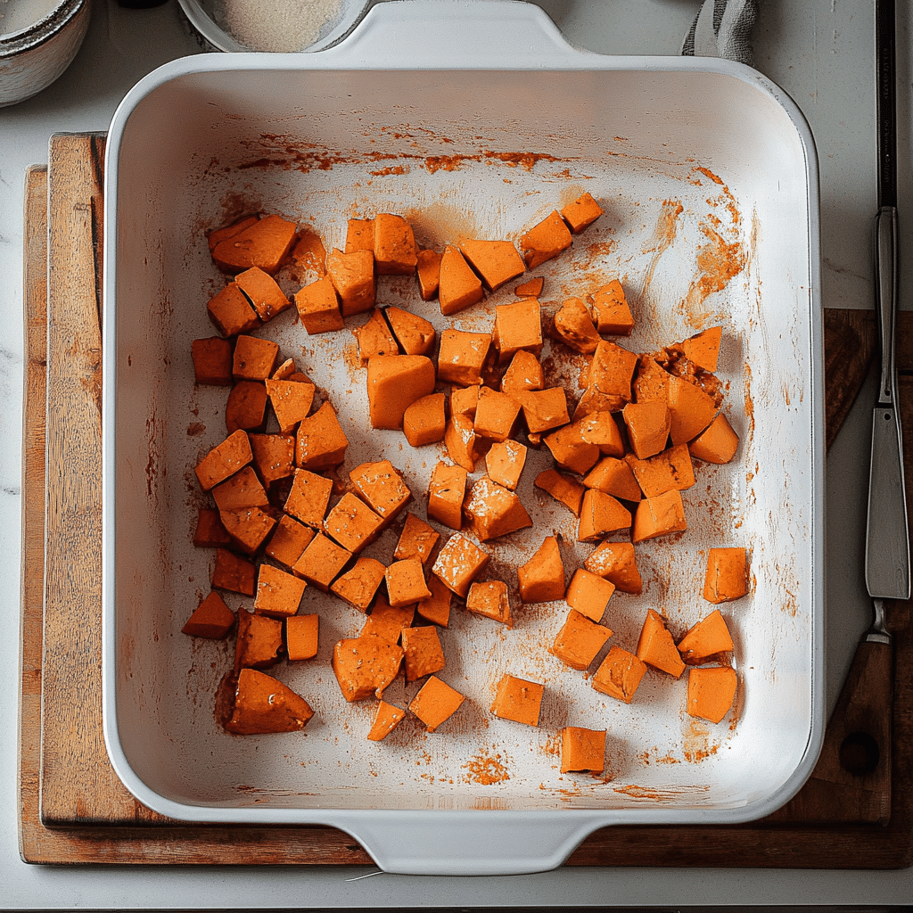 Sweet Potato Goat Cheese Salad