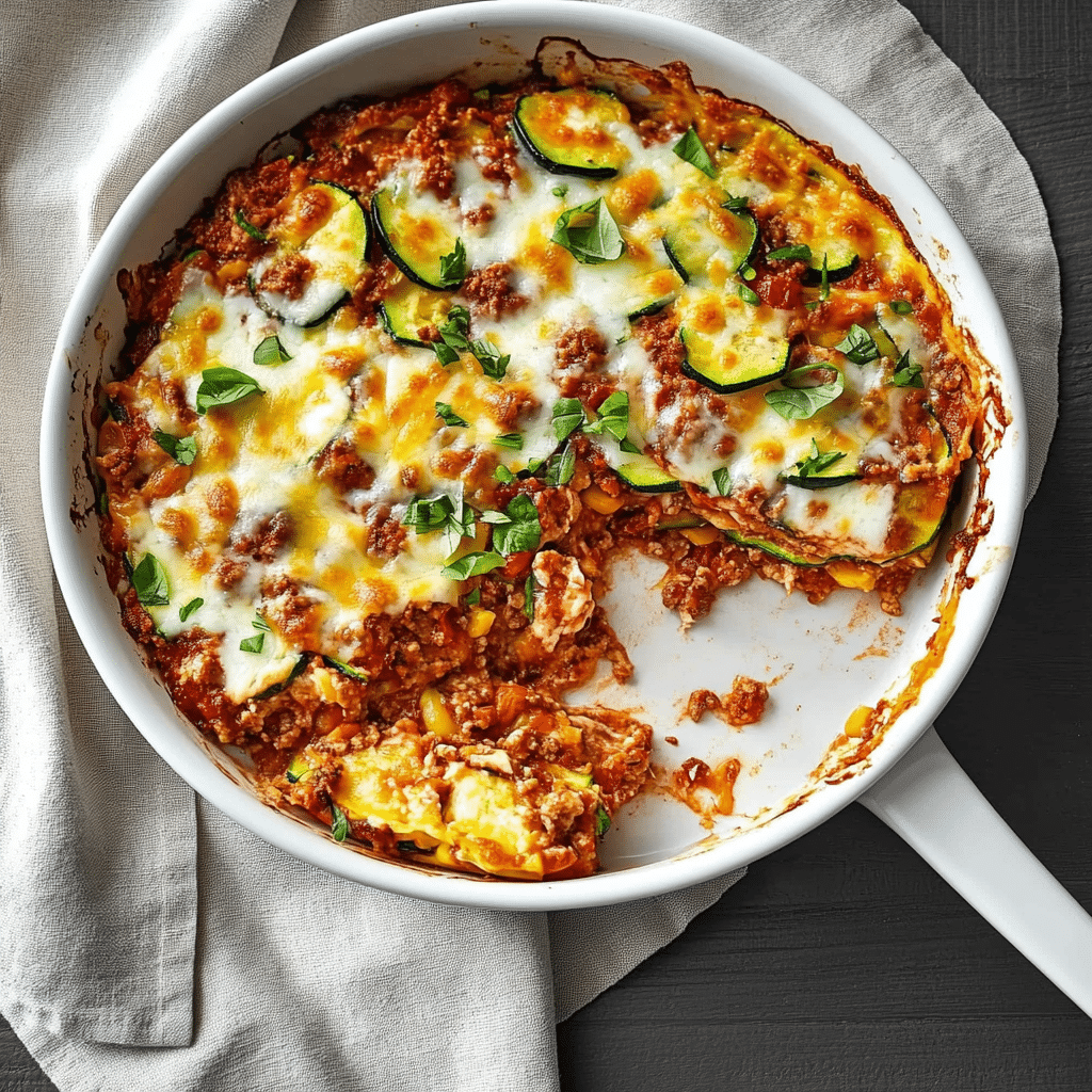 Zucchini Pizza Casserole