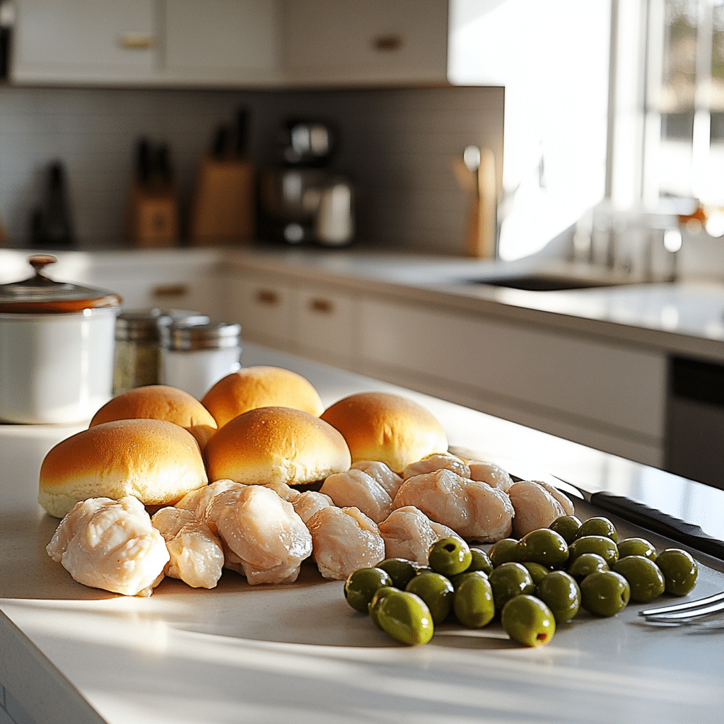 Halloween Chicken Parm Sliders