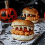 Halloween Chicken Parm Sliders