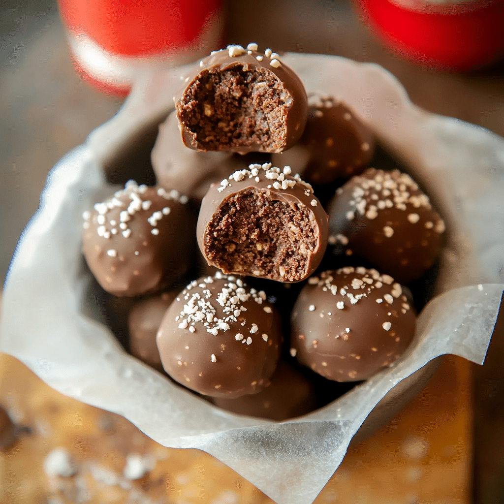 Brownie Batter Protein Bites