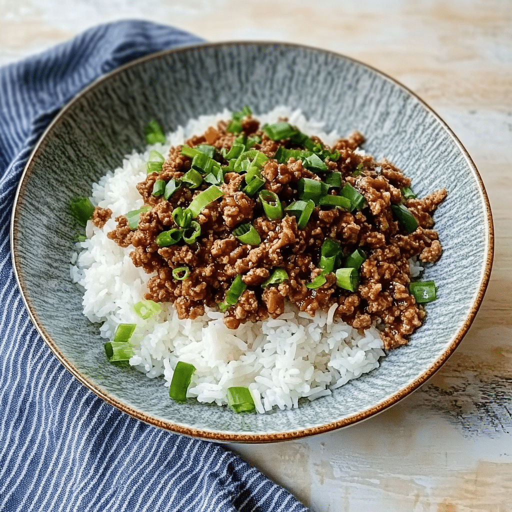 Ground Turkey Rice Bowls