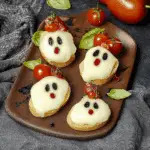 Boo Schetta Ghostly Caprese Bites