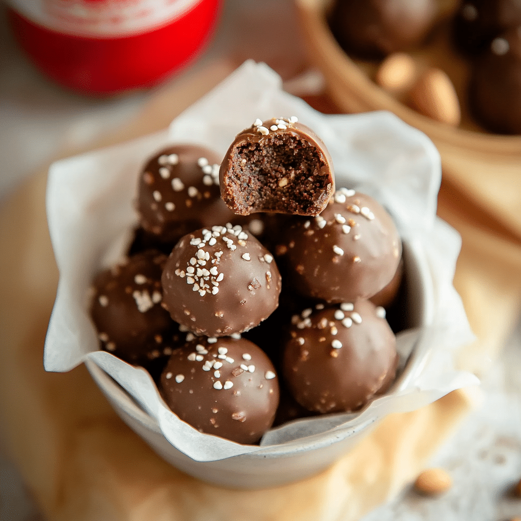 Brownie Batter Protein Bites