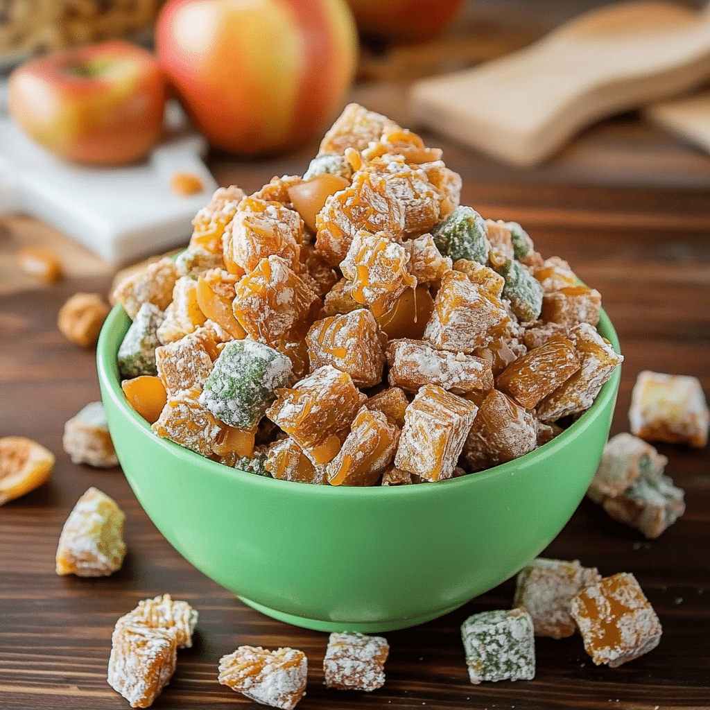 Caramel Apple Puppy Chow