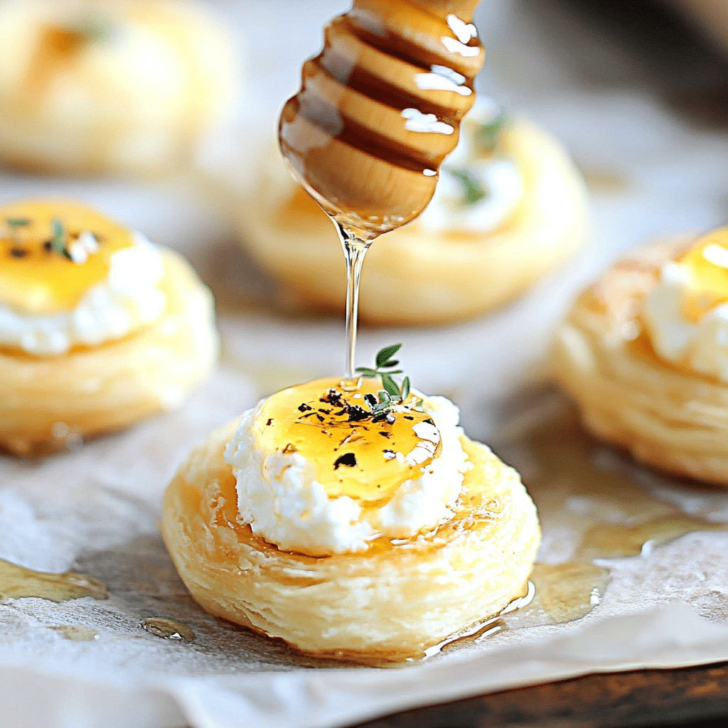 Goat Cheese and Honey Bites