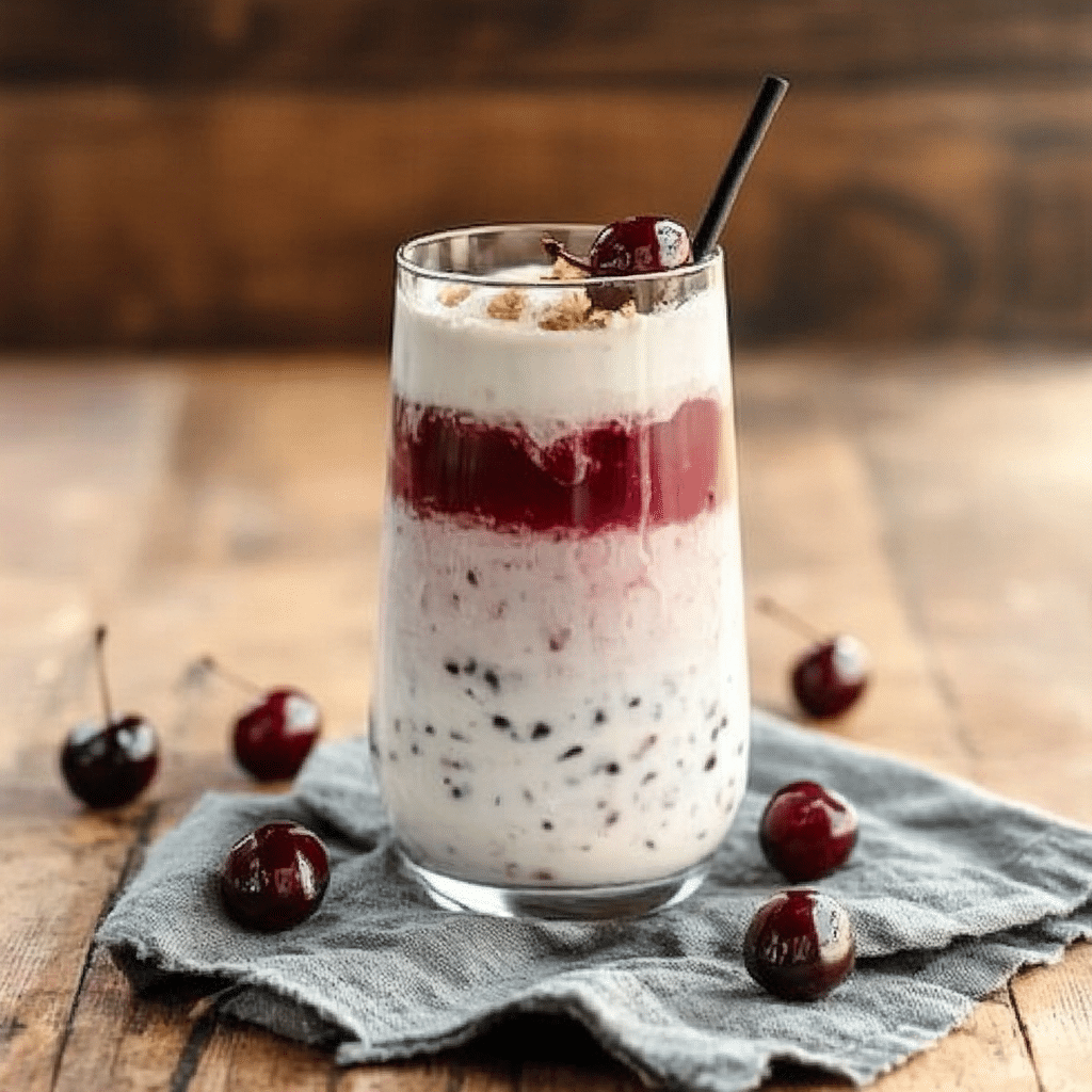 Cherry Vanilla Tea Latte