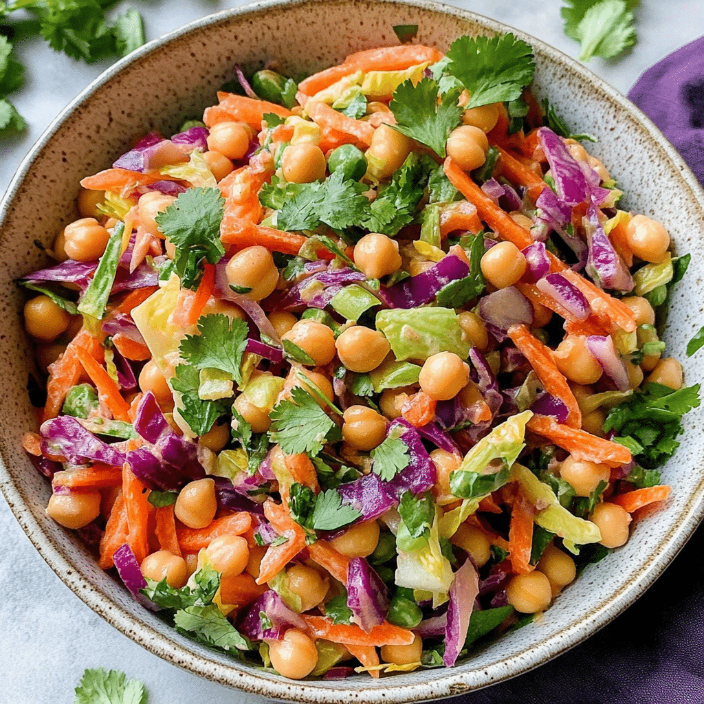 Thai chickpea salad
