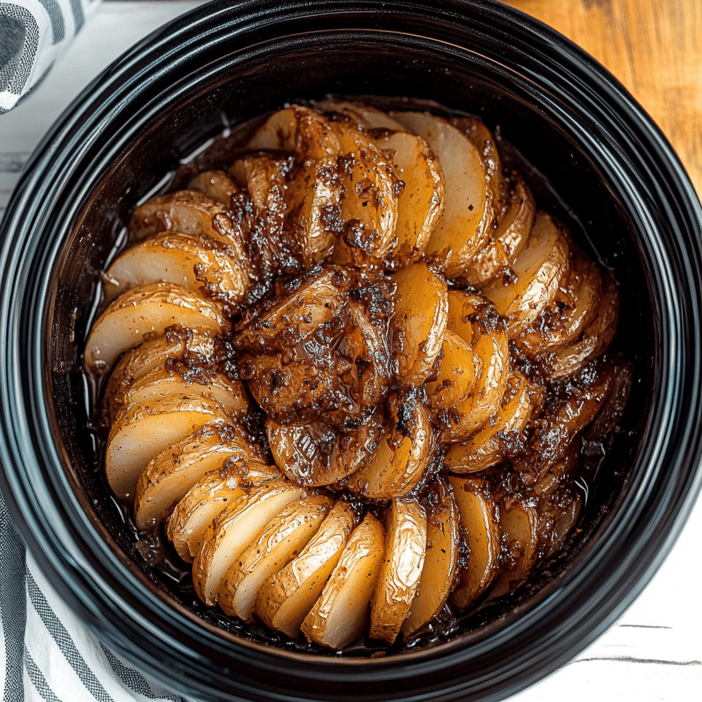 Slow Cooker Lipton Onion Potatoes