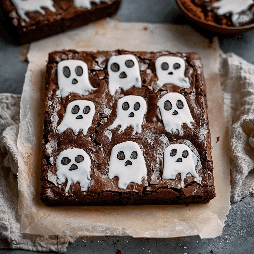 ghost brownies