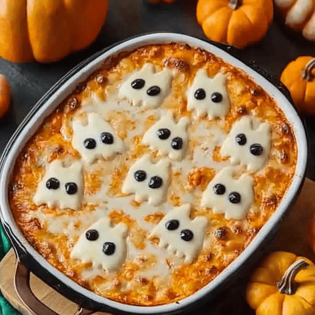 Halloween Buffalo Chicken Dip