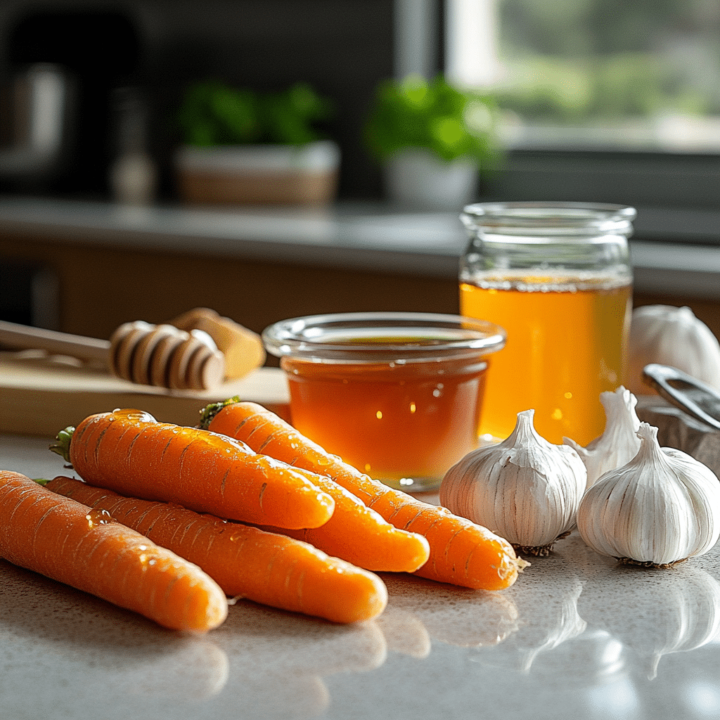 Hot Honey Pickled Carrots