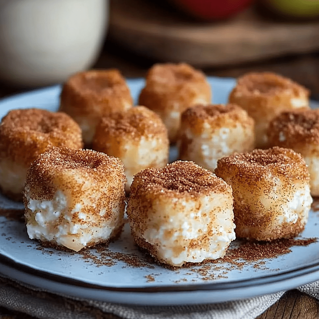Cinnamon Apple Cottage Cheese Bites