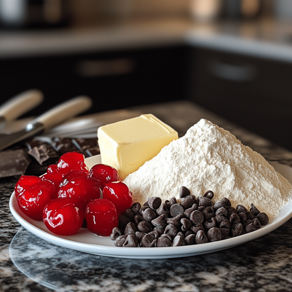 Maraschino Cherry Shortbread Cookies