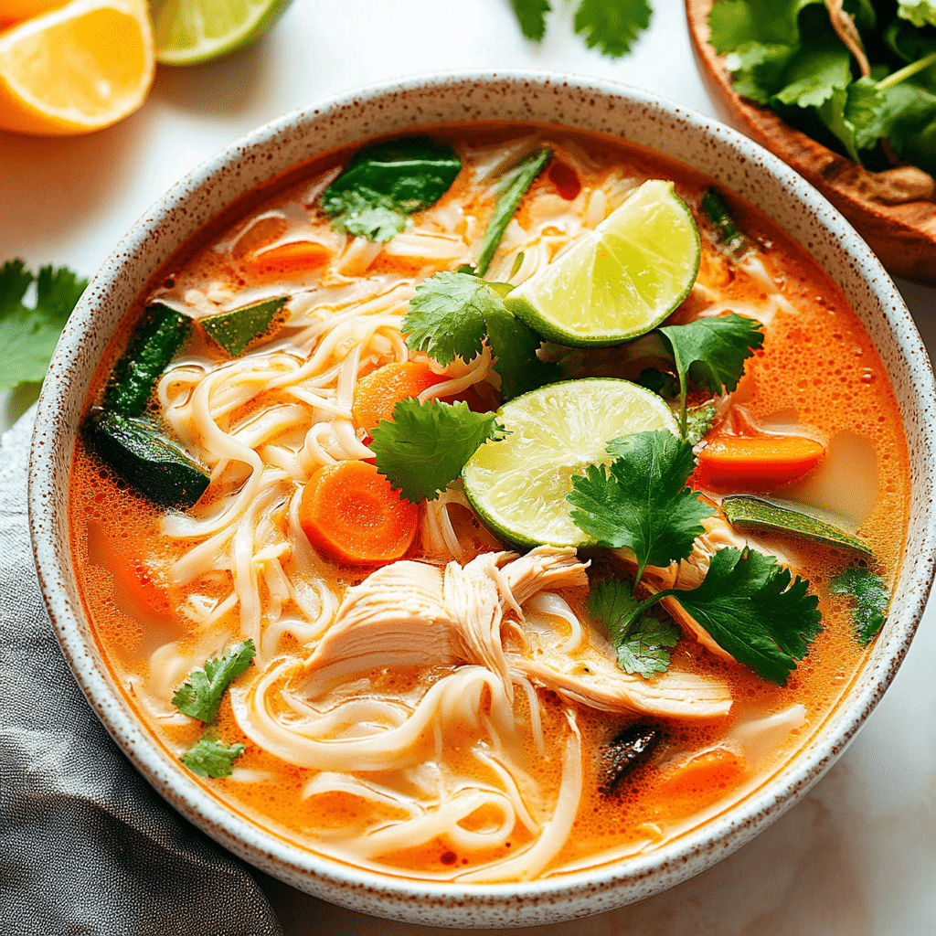 Thai Chicken Noodle Soup Recipe