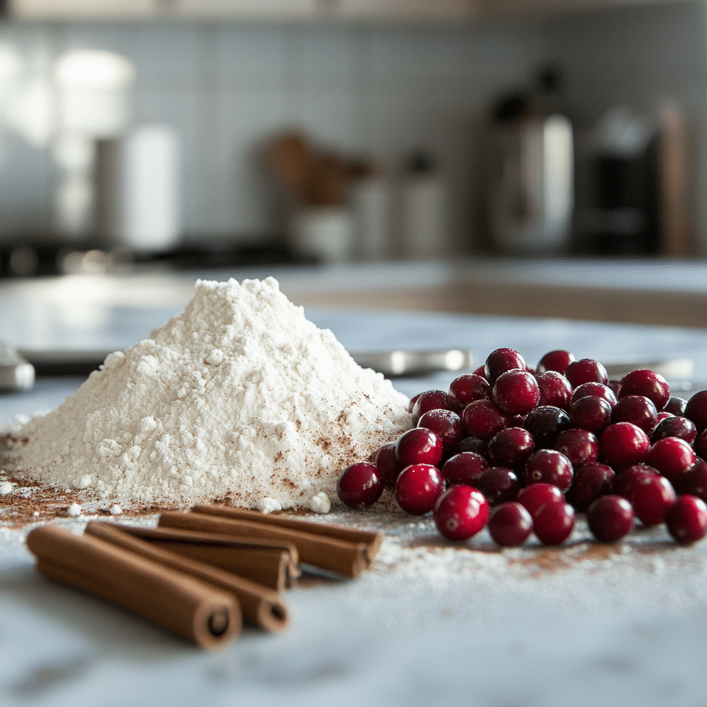 Cranberry Eggnog Bread