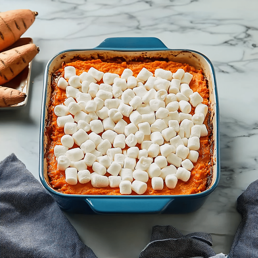 Sweet Potato Casserole With Marshmallows