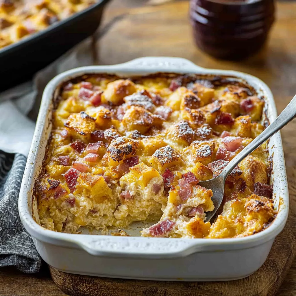 Monte Cristo Breakfast Casserole