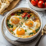 Baked Feta Eggs