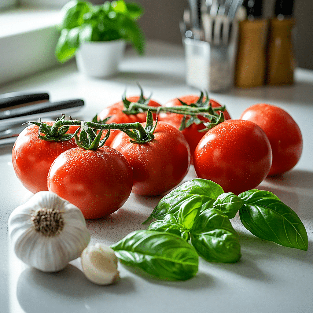 roasted tomato basil soup