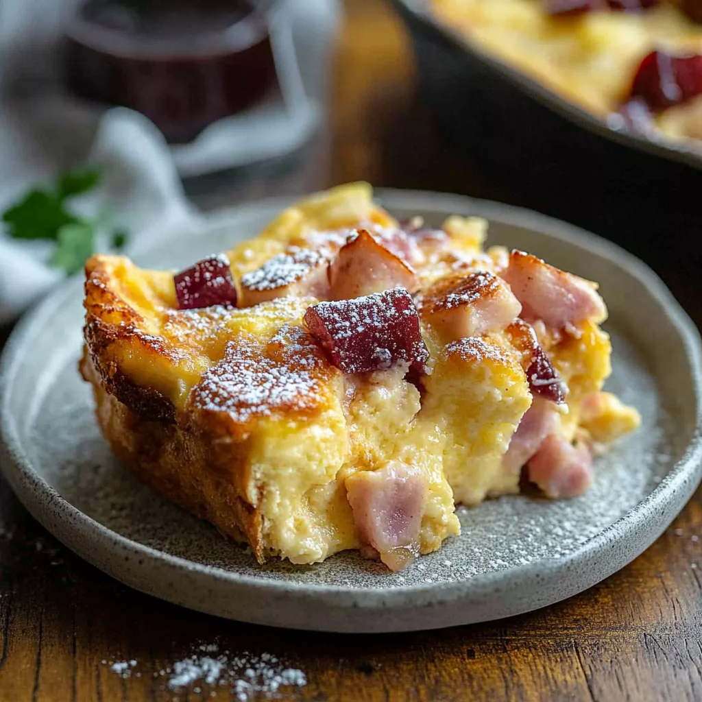 Monte Cristo Breakfast Casserole